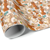 チェスのバトル ラッピングペーパー (ロールコーナー)