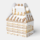 チェスのパターンのラッピング紙 フェイバーボックス (裏面サイド)