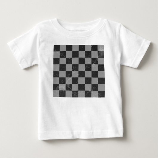 チェスのパターン ベビーTシャツ (正面)