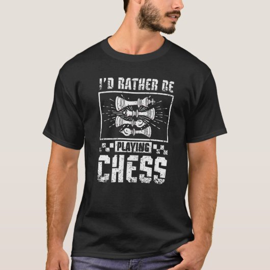 チェスのプレミアム遊を望む Tシャツ (正面)