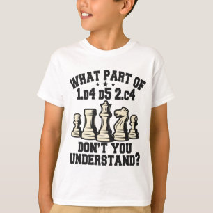 チェスのプレーヤーあなたの理解していない部分 Tシャツ