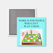 チェスのプレーヤー マグネット (正面/裏面)