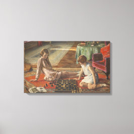 チェスのプレーヤー（John Laavery著） キャンバスプリント