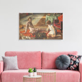 チェスのプレーヤー（John Laavery著） キャンバスプリント (インサイチュ (リビング))