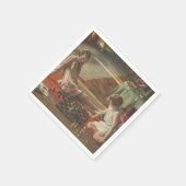 チェスのプレーヤー(John Laavery著) スタンダードカクテルナプキン (角)