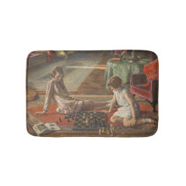 チェスのプレーヤー（John Laavery著） バスマット