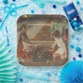 チェスのプレーヤー(John Laavery著) ペーパープレート (パーティー)