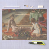 チェスのプレーヤー（John Laavery著） 薄葉紙 (クラフト)