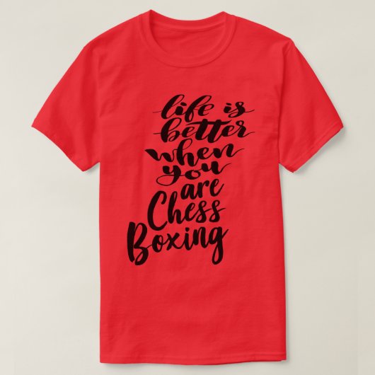 チェスのボクシング1 Tシャツ (デザイン正面)