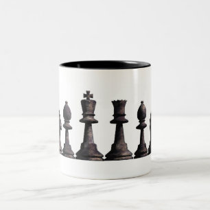 チェスのボーダーマグ ツートーンマグカップ