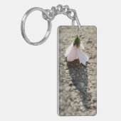 チェスのポーンの花 キーホルダー (正面左)