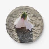 チェスのポーンの花 ペーパープレート (正面)