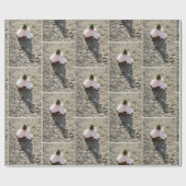 チェスのポーンの花 ラッピングペーパー (フラット)