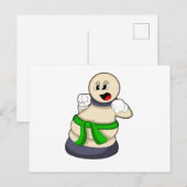 チェスのポーン ポストカード (正面/裏面)