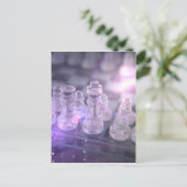 チェスのマスターの郵便はがき ポストカード (スタンド正面)