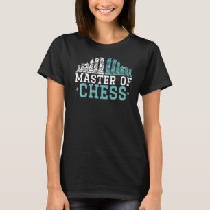 チェスのマスタースポーツグランドマスターボードゲームチェス Tシャツ