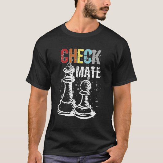 チェスのマスターチェックメイトチェス Tシャツ (正面)