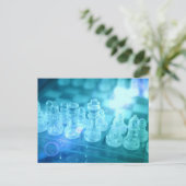 チェスのマッチポストカード ポストカード (スタンド正面)