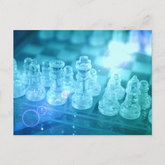 チェスのマッチポストカード ポストカード (正面)