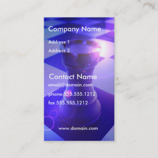 チェスのミヤマガラスの名刺 名刺