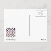 チェスのメイト入力1パズル#2はがき ポストカード (裏面)