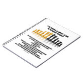 チェスのモラルBenjamin Franklin反射チェス ノートブック (左側)