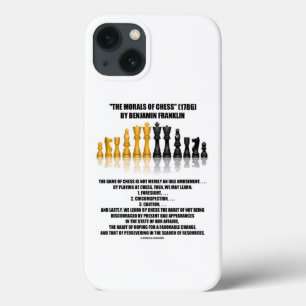 チェスのモラルBenjamin Franklin反射チェス iPhone 13ケース