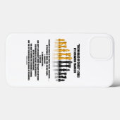 チェスのモラルBenjamin Franklin反射チェス Case-Mate iPhoneケース (裏面 (横))