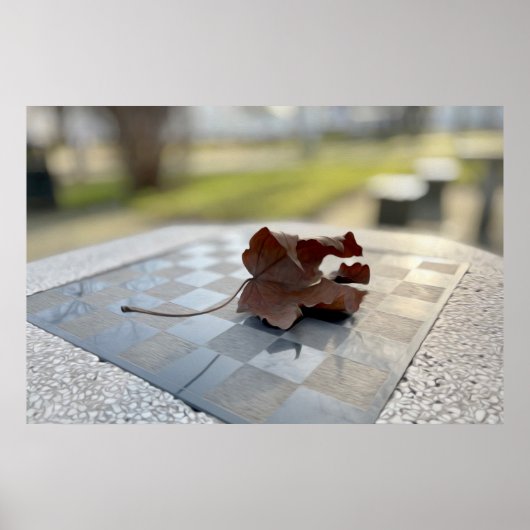 チェスのレッスン ポスター (正面)