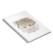 チェスのワンダーランドの大きなチェス盤のゲームのように ノートブック (右側)