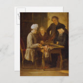 チェスのヴォルテール ポストカード (正面/裏面)