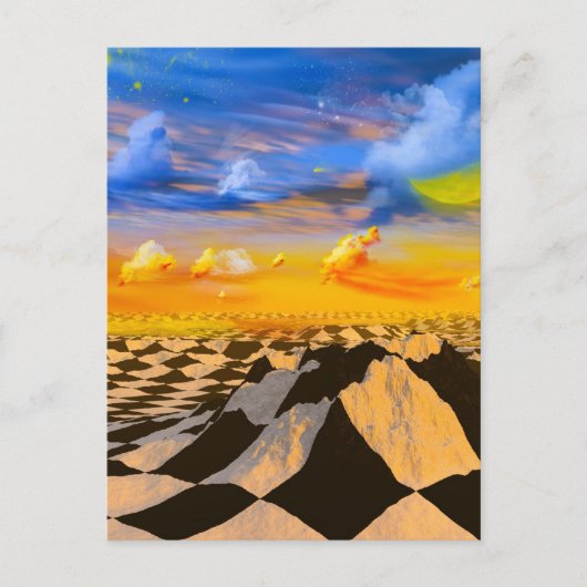 チェスの世界 ポストカード (正面)