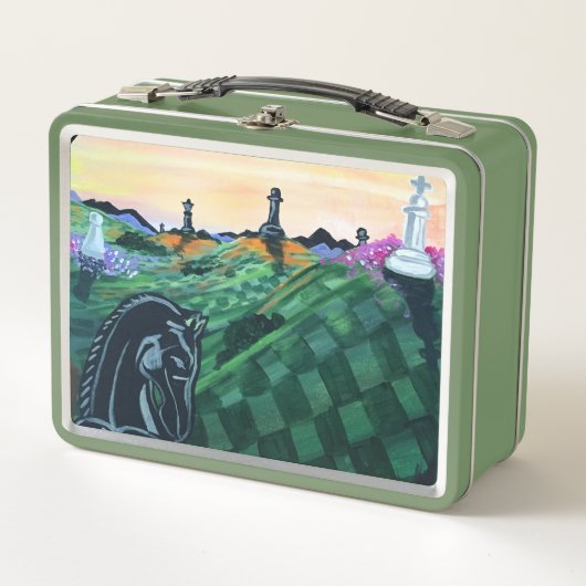 チェスの世界 メタルランチボックス (正面)