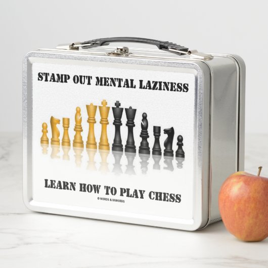 チェスの仕方に精神的な怠学慢さを絞遊り取る メタルランチボックス (インサイチュ)