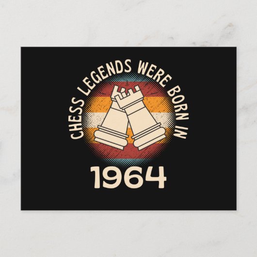 チェスの伝説は1964年に生まれた ポストカード (正面)