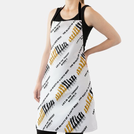 チェスの動きの美しいは後ろ考えにある エプロン (インサイチュ)