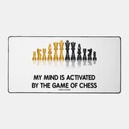 チェスの勝負で心が動く デスクマット