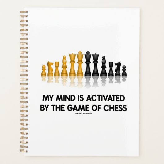 チェスの勝負で心が動く プランナー手帳 (正面)