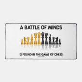 チェスの勝負で心の戦いが見つかる デスクマット (正面)