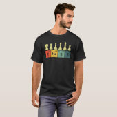 チェスの周期表 Tシャツ (正面フル)