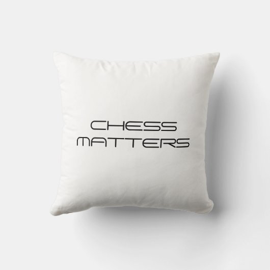 チェスの問題、チェス原子の枕 クッション (裏面)