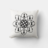 チェスの問題、チェス原子の枕 クッション (正面)
