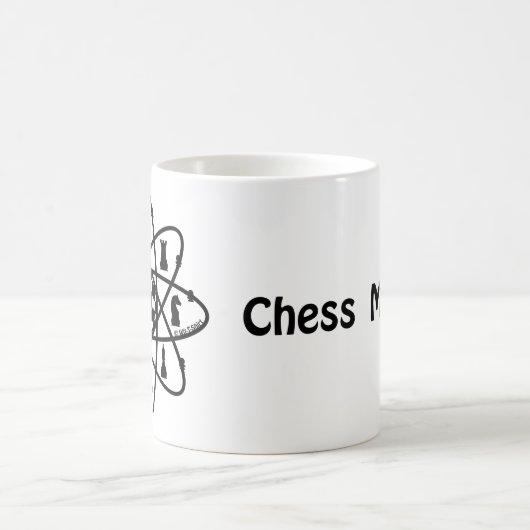 チェスの問題、チェス原子 コーヒーマグカップ (中央)