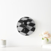 チェスの女王 ラウンド壁時計 (ホーム)