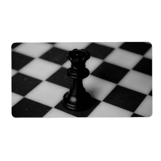 チェスの女王 ラベル (正面)