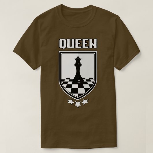 チェスの女王 Tシャツ (デザイン正面)