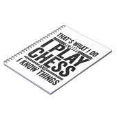 チェスの好き遊のチェスだ ノートブック (左側)