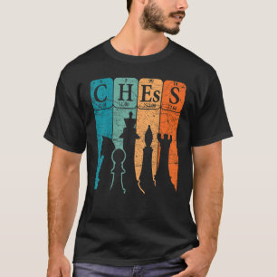 チェスの定期テーブル要素おたくチェスプレーヤーVi Tシャツ