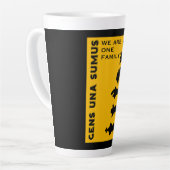 チェスの対戦相手 カフェラテマグ (左アングル)