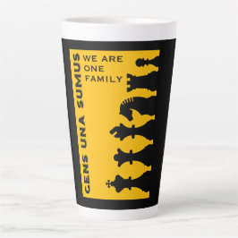 チェスの対戦相手 カフェラテマグ